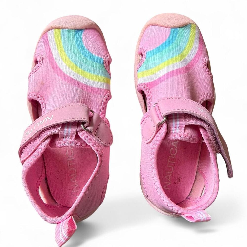 Nautica pink water shoes size 9c